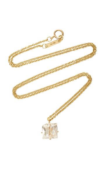 Misui 18k Gold Morganite Necklace
