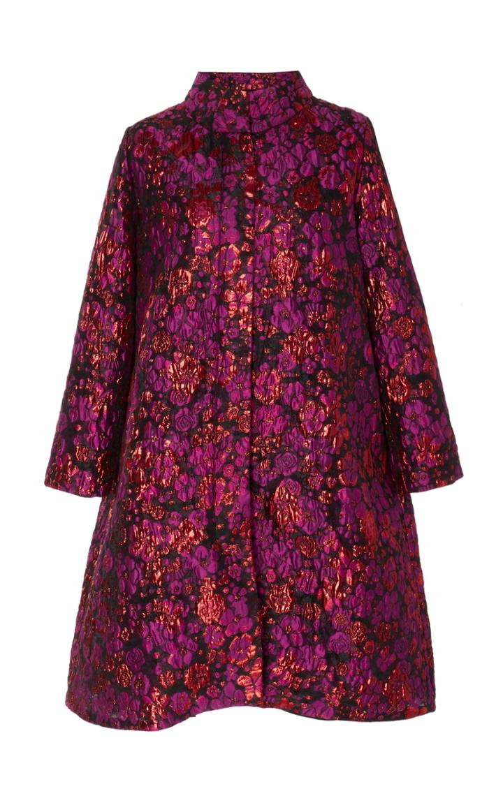 Anna Sui Grace Metallic Jacquard Jacket