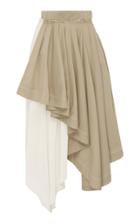 Moda Operandi Aje Consonance Two-tone Crepe Skirt
