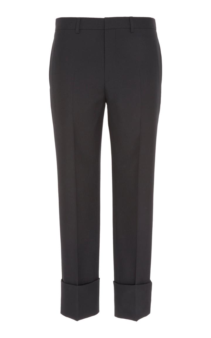 Givenchy Wide-cuff Slim Wool Trousers
