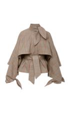 Zimmermann Unbridled Cape Tie Jacket