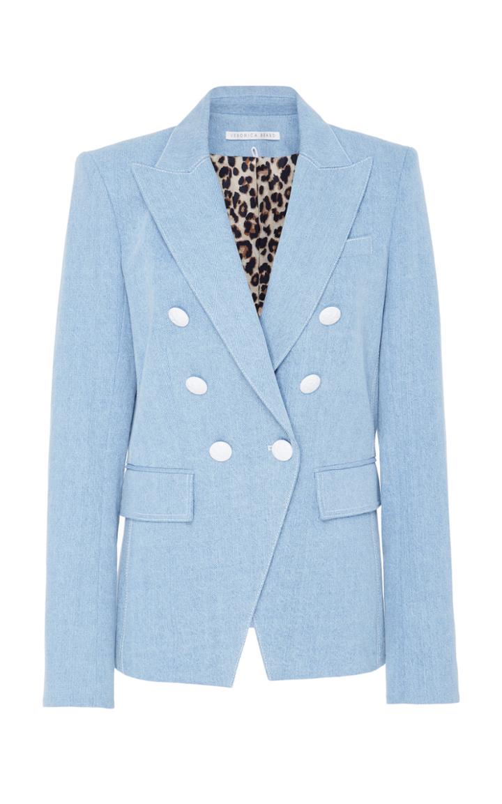 Veronica Beard Miller Denim Dickey Jacket