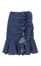 Caroline Constas Ruffled Mini Skirt