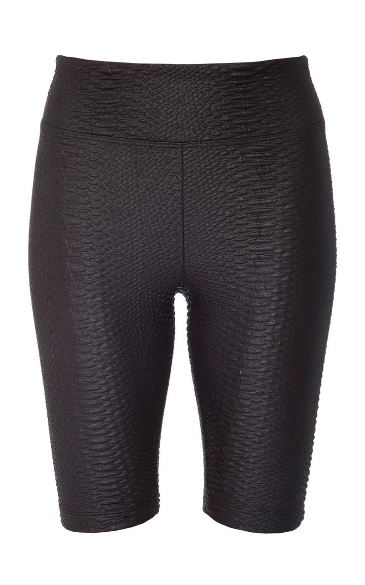Koral Densonic Snakeskin Jacquard Bike Shorts