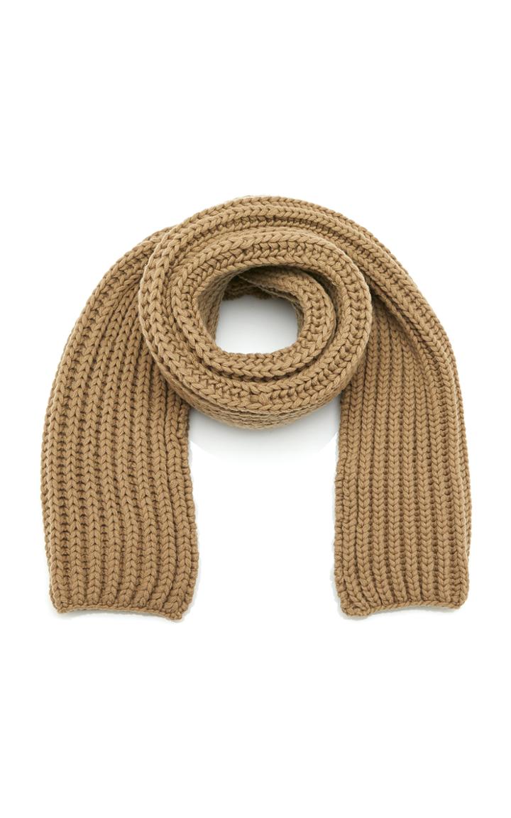 Agnona Cashmere Ribbed Scarf