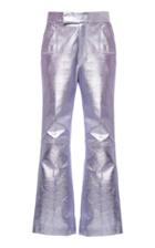 Philosophy Di Lorenzo Serafini Cropped Metallic Pants