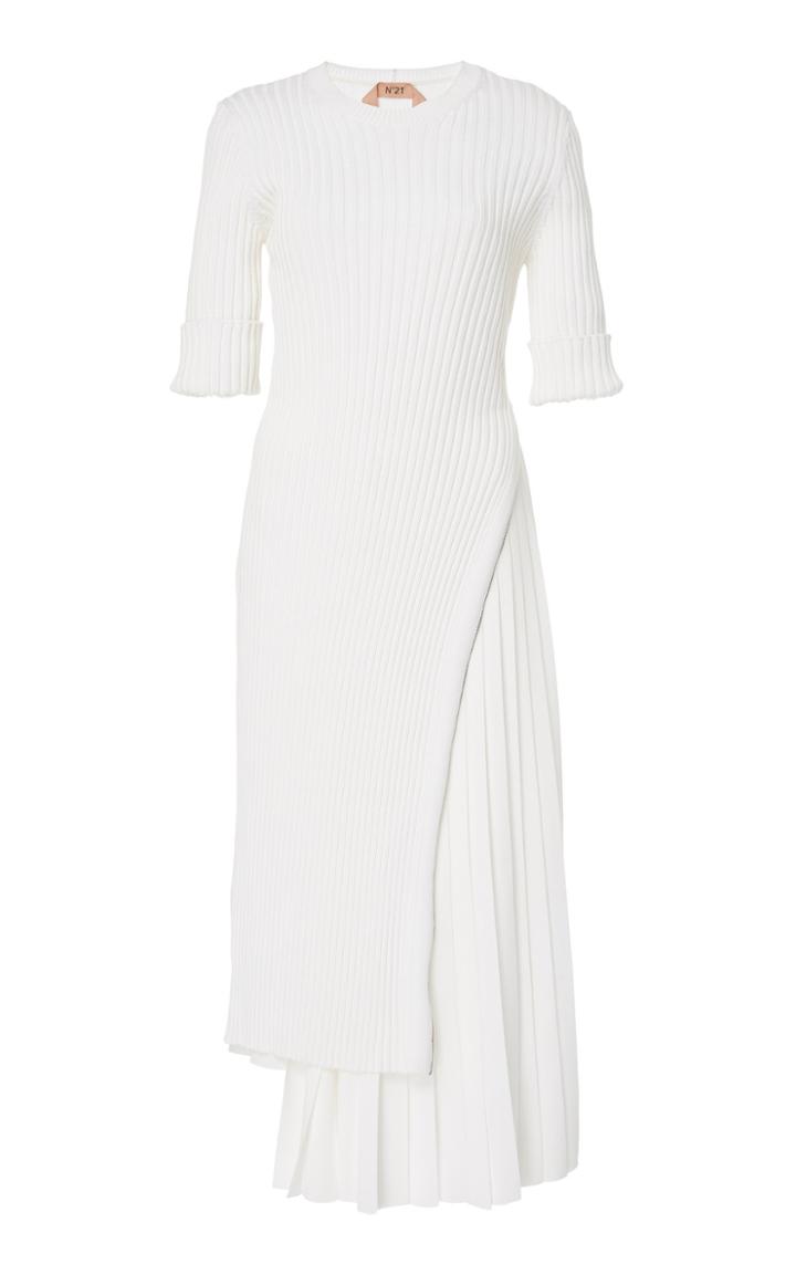 N21 Candida Asymmetrical Knit Dress