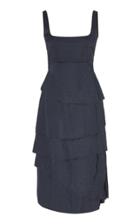 Moda Operandi Brock Collection Asymmetric Midi Dress Size: 0