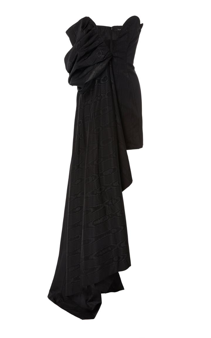 Ellery Ecuador Draped Faille High-low Dress