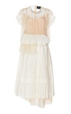 Simone Rocha Deconstructed Pleated Tulle Dress