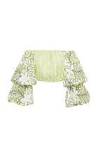 Rococo Sand Off The Shoulder Crop Top