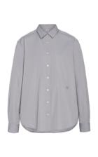 Moda Operandi Toteme Capri Cotton Poplin Shirt Size: Xs