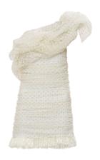 Mach & Mach Vivian One Shoulder White Dress