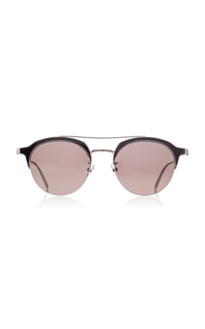 Alexander Mcqueen Sunglasses Round-frame Metal Sunglasses