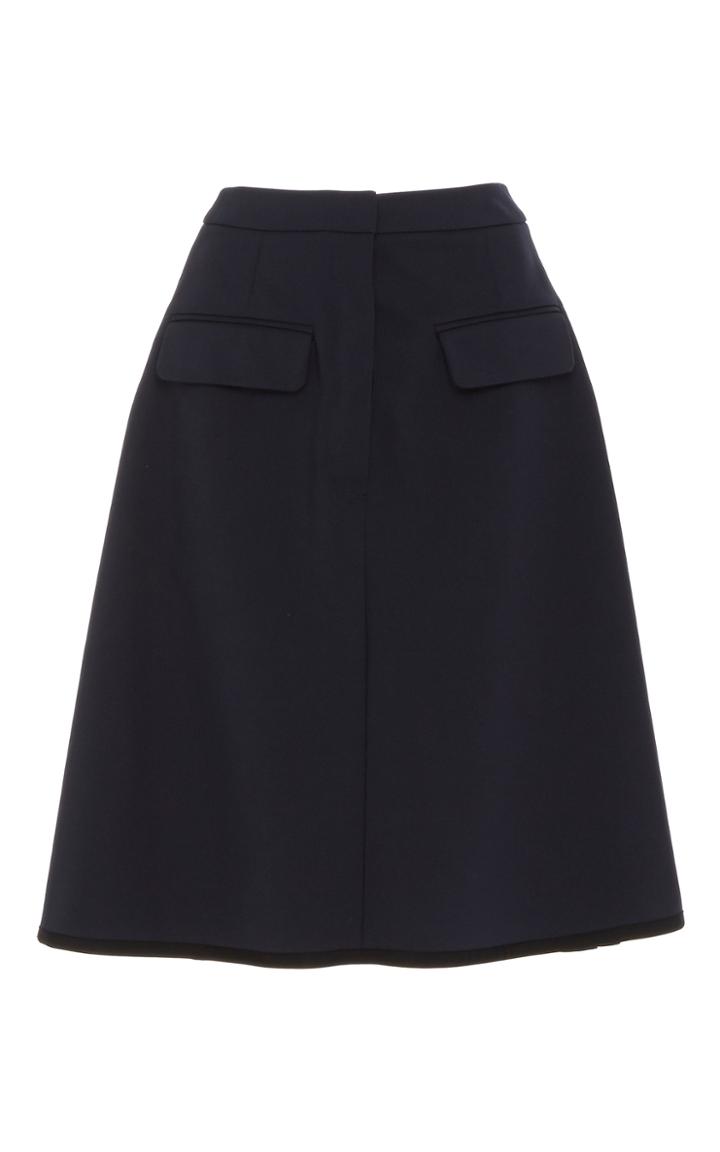 Dice Kayek Asymmetric Knee Length Skirt