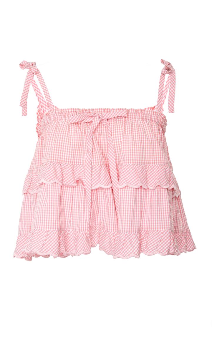 Innika Choo Two Tier Scalloped Skirt/top