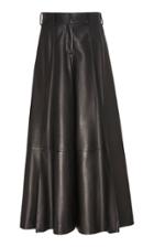 Moda Operandi Khaite Selma Leather Flare Pants Size: 0