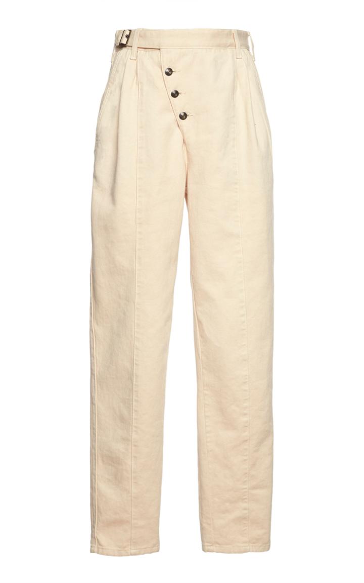 Moda Operandi Etro Asymmetric Cotton-twill Tapered Pants