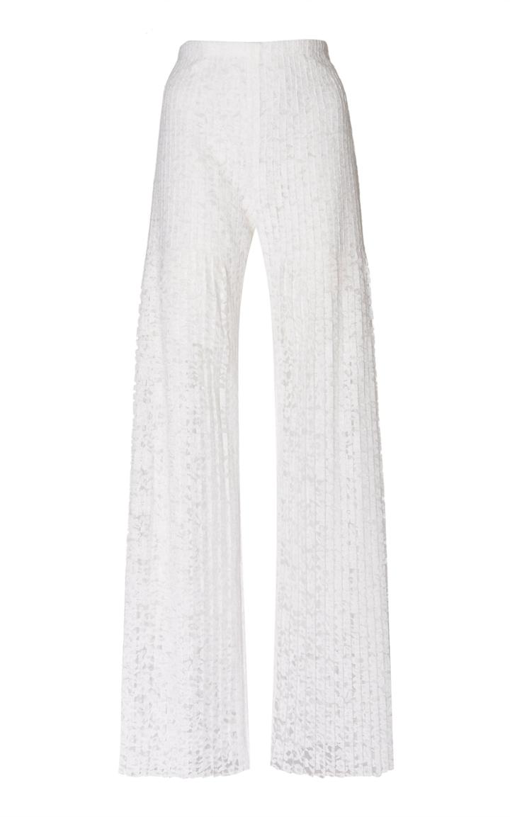 Huishan Zhang Mariella High Waist Lace Trousers