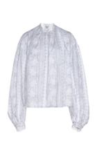 Thierry Colson Slava Print Linen Blouse