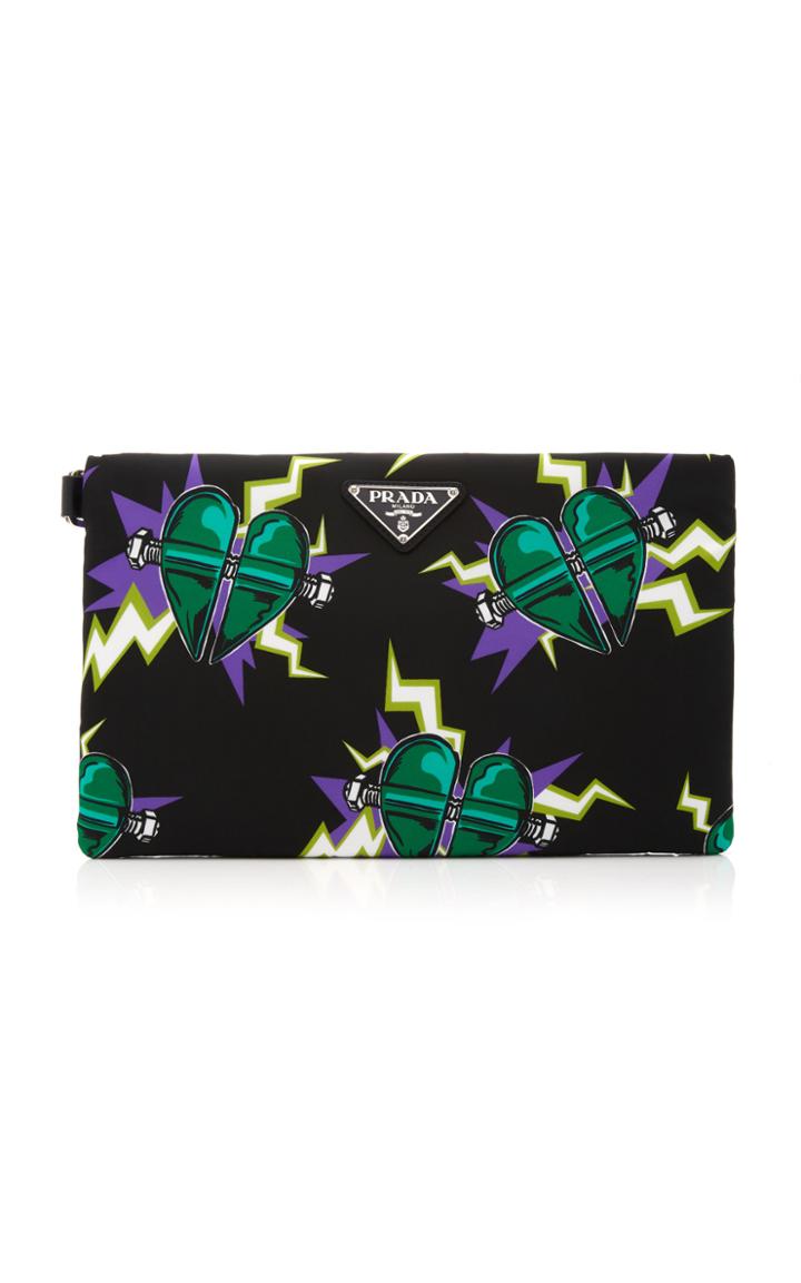 Prada Printed Nylon Pouch