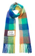 Acne Studios Valley Checkered Wool-blend Scarf