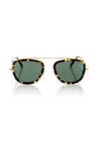 Krewe Huey Zulu Square-frame Acetate And Metal Sunglasses