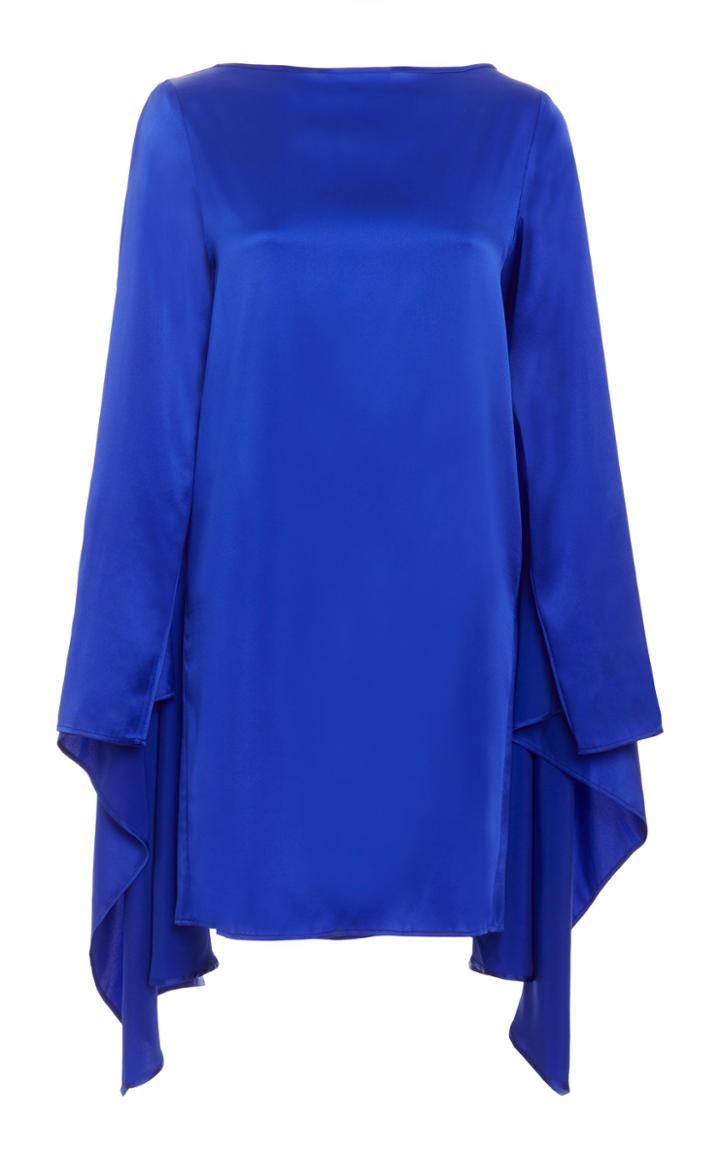 Bernadette Antwerp Judy Draped Silk-satin Dress Size: 36