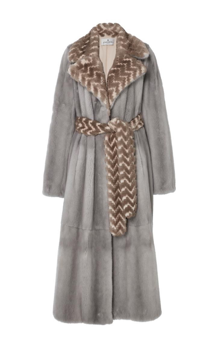J. Mendel Mink Wrap Coat