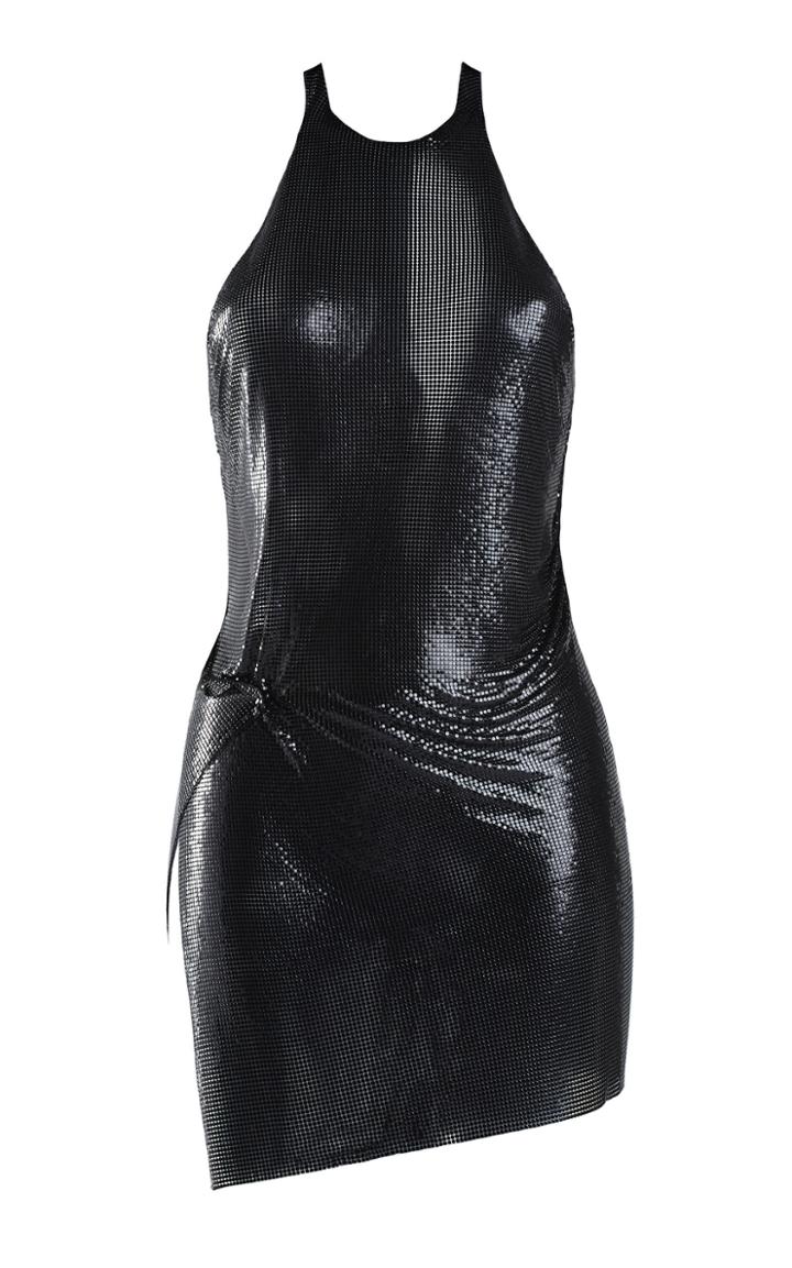 Fannie Schiavoni Alicia Mesh Mini Dress