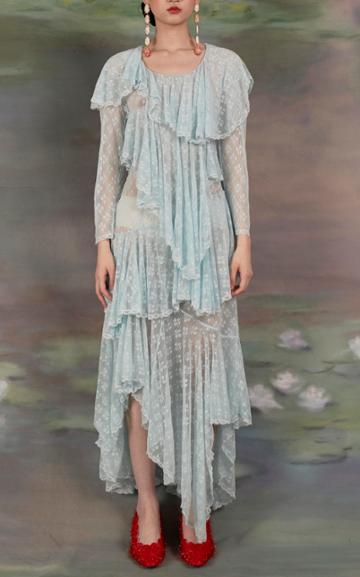 Moda Operandi Yuhan Wang Asymmetric Lace Dress