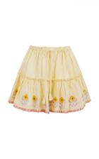 Innika Choo Lemon Tassel And Ruffle Skirt