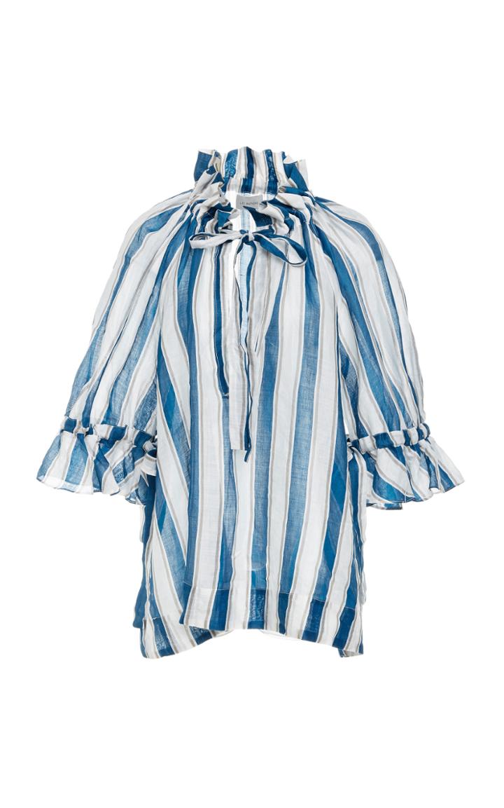 Lee Mathews Watson Stripe Linen Top