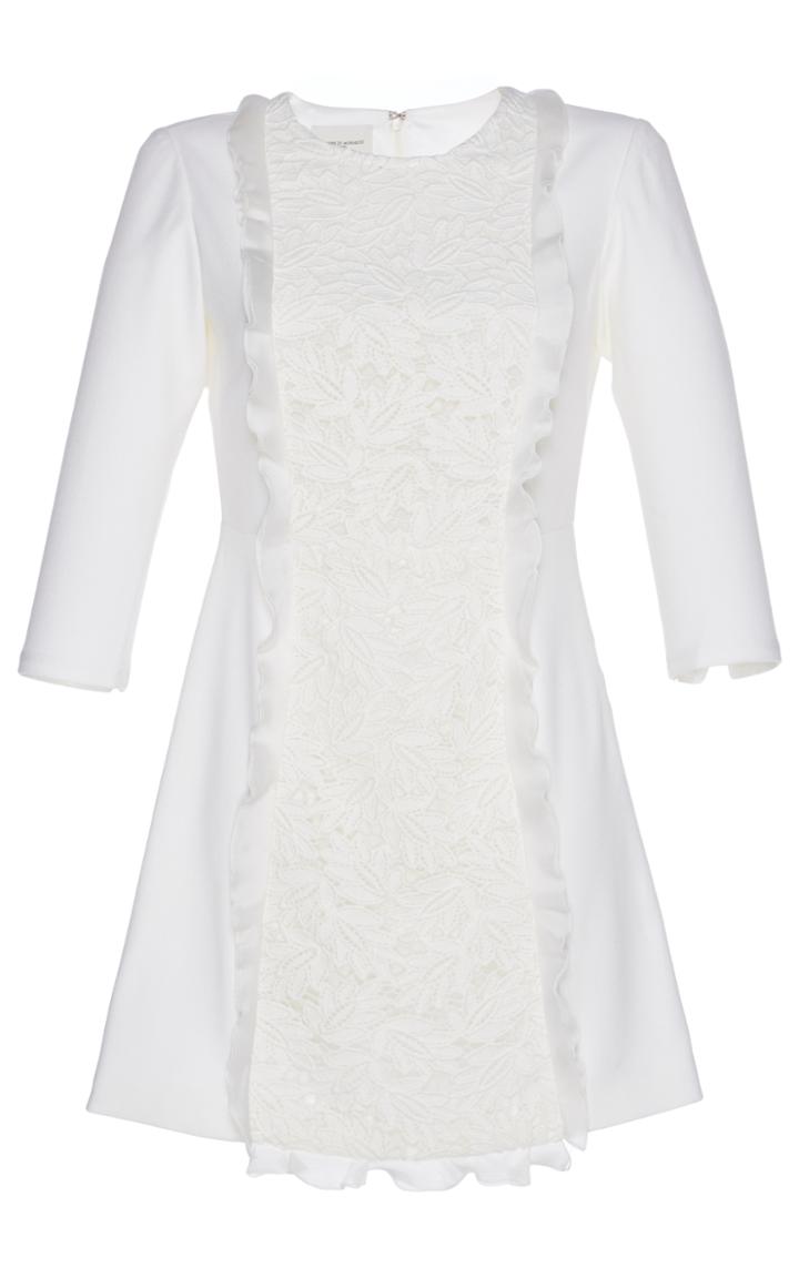 Giuseppe Di Morabito Macram Mini Dress