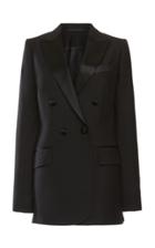 Elie Saab Double Breasted Wool Tuxedo Jacket