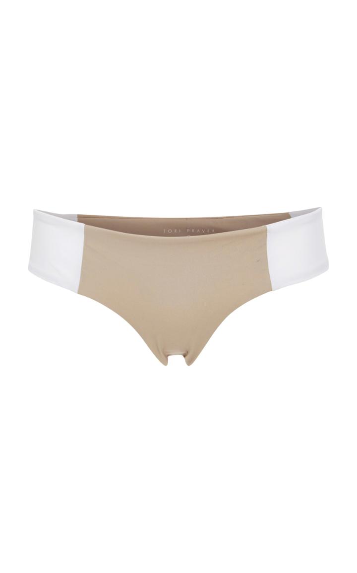 Tori Praver Macie Beaux Colorblock Bikini Bottom