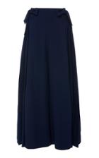 Delpozo Bow-detailed Cropped Wide-leg Pants
