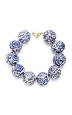 Moda Operandi Beck Jewels Circle Blauw Necklace