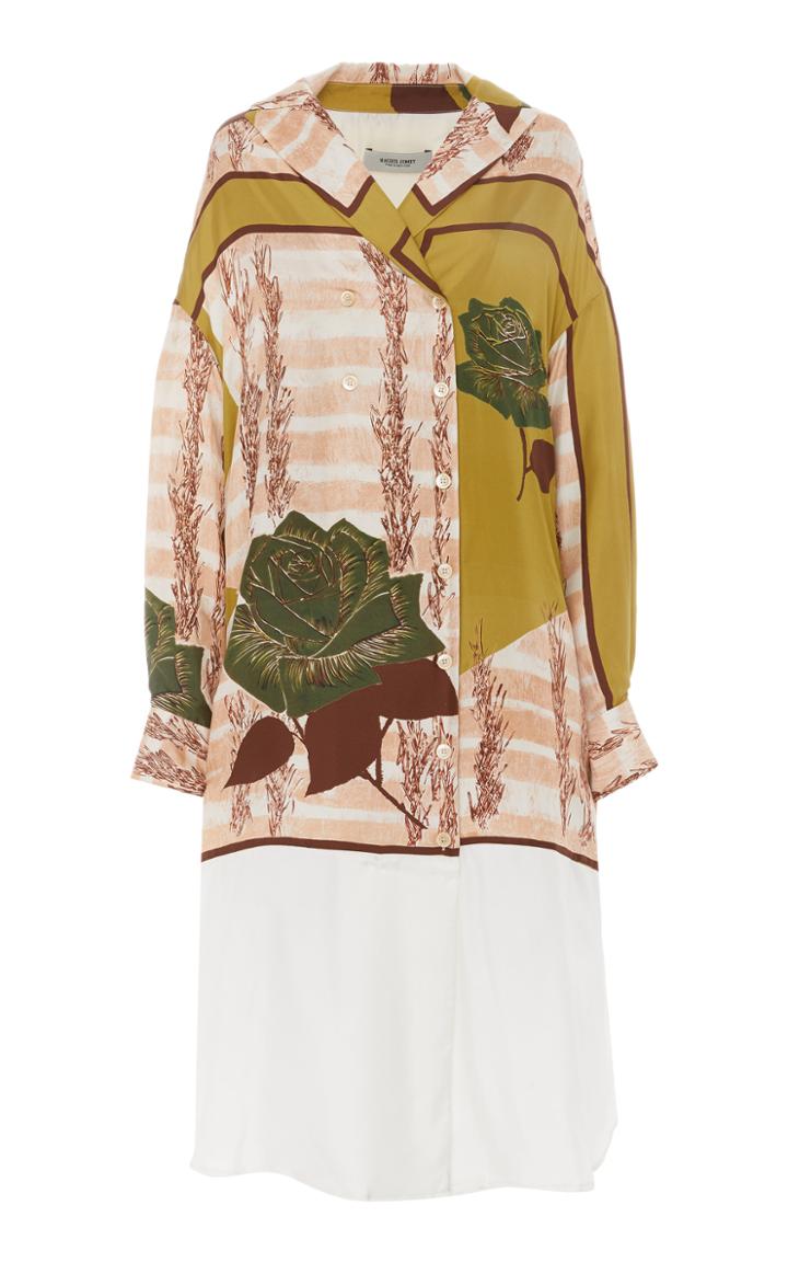 Rachel Comey Harriman Printed Silk Shift Dress