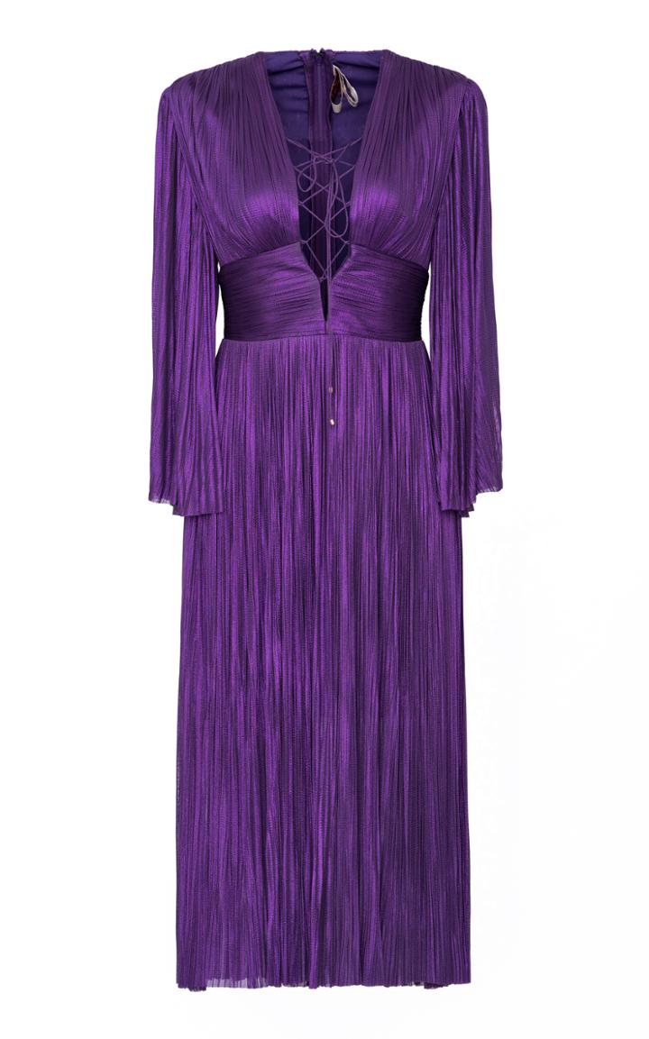 Maria Lucia Hohan Edda Metallic Tulle Dress