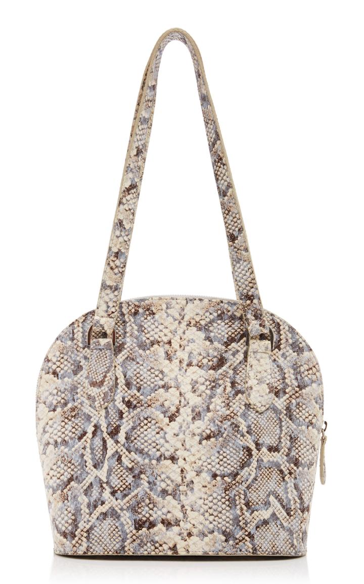 Maryam Nassir Zadeh Pisa Snake-effect Leather Shoulder Bag
