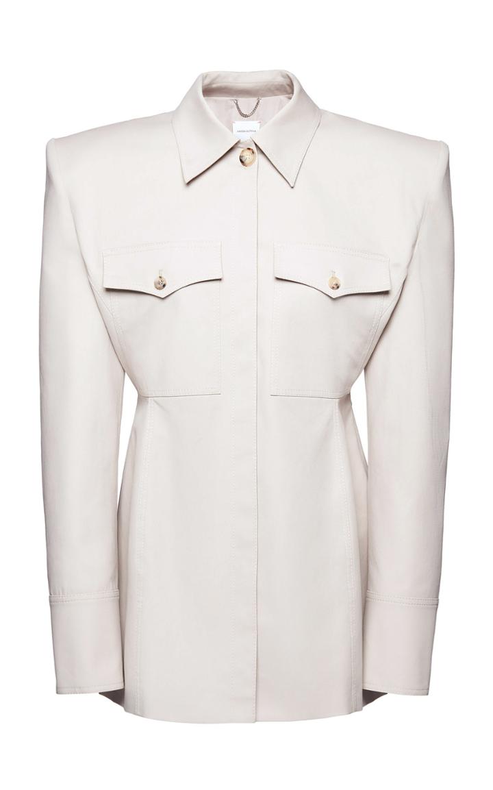 Moda Operandi Magda Butrym Cotton-blend Military Blazer