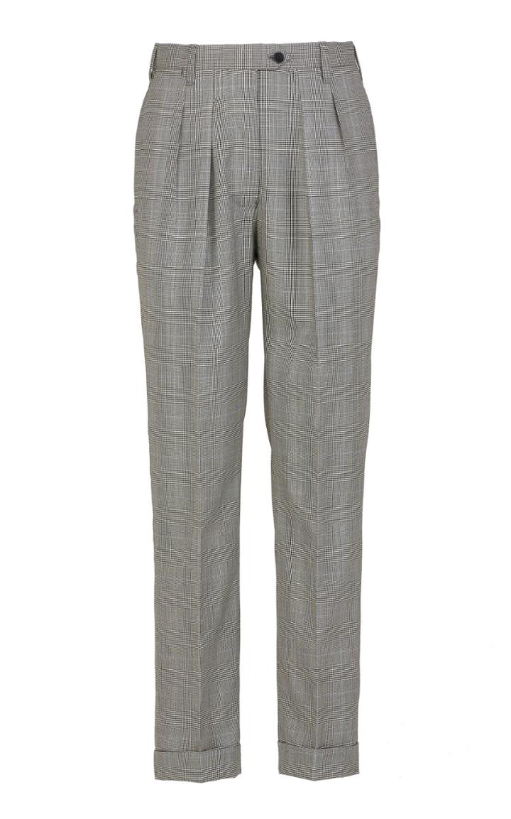 Giuliva Heritage Collection Husband Prince Of Wales Wool Trousers