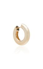 The Last Line 14k Yellow Gold Wide Hoop Earrings