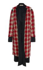 Marni Layered Check Wool-blend Coat