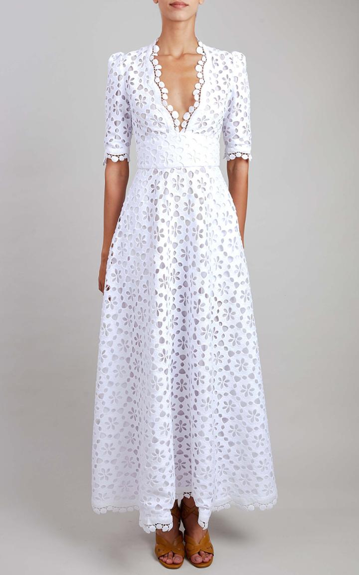Moda Operandi Elie Saab Macram Maxi Dress