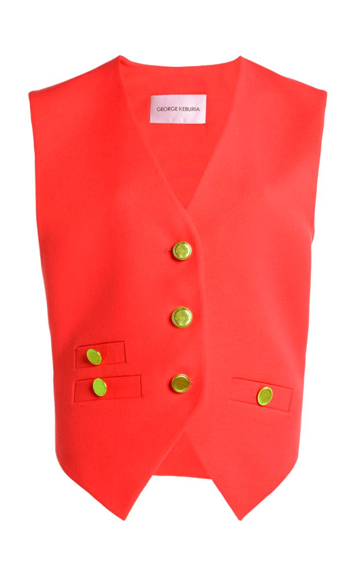Moda Operandi George Keburia Button-embellished Vest