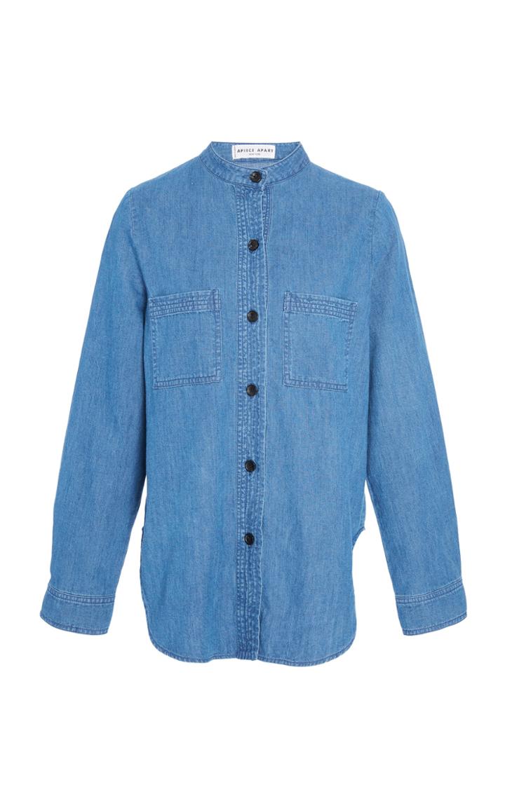 Apiece Apart Niels Simple Button Up Top