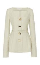 Moda Operandi Rejina Pyo Martina Linen Button-front Jacket Size: 6