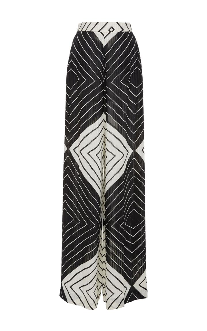 Christian Siriano Diamond Stripe Palazzo Pant